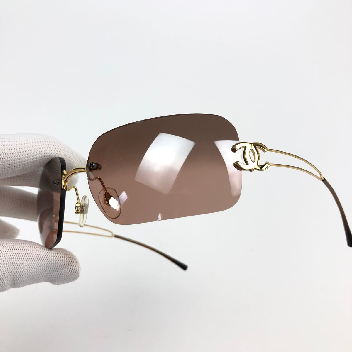 CHANEL RIMLESS SUNGLASSES