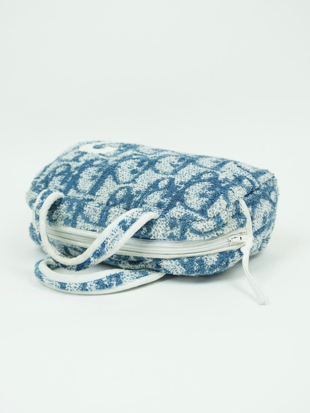 CHRISTIAN DIOR MONOGRAM TERRY CLOTH TOWEL BAG