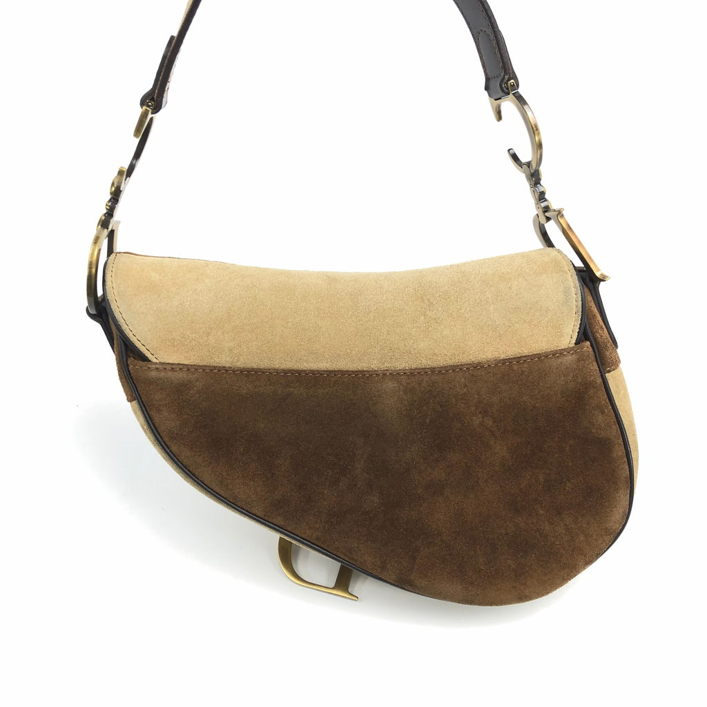 CHRISTIAN DIOR PONY HAIR SADDLE BAG