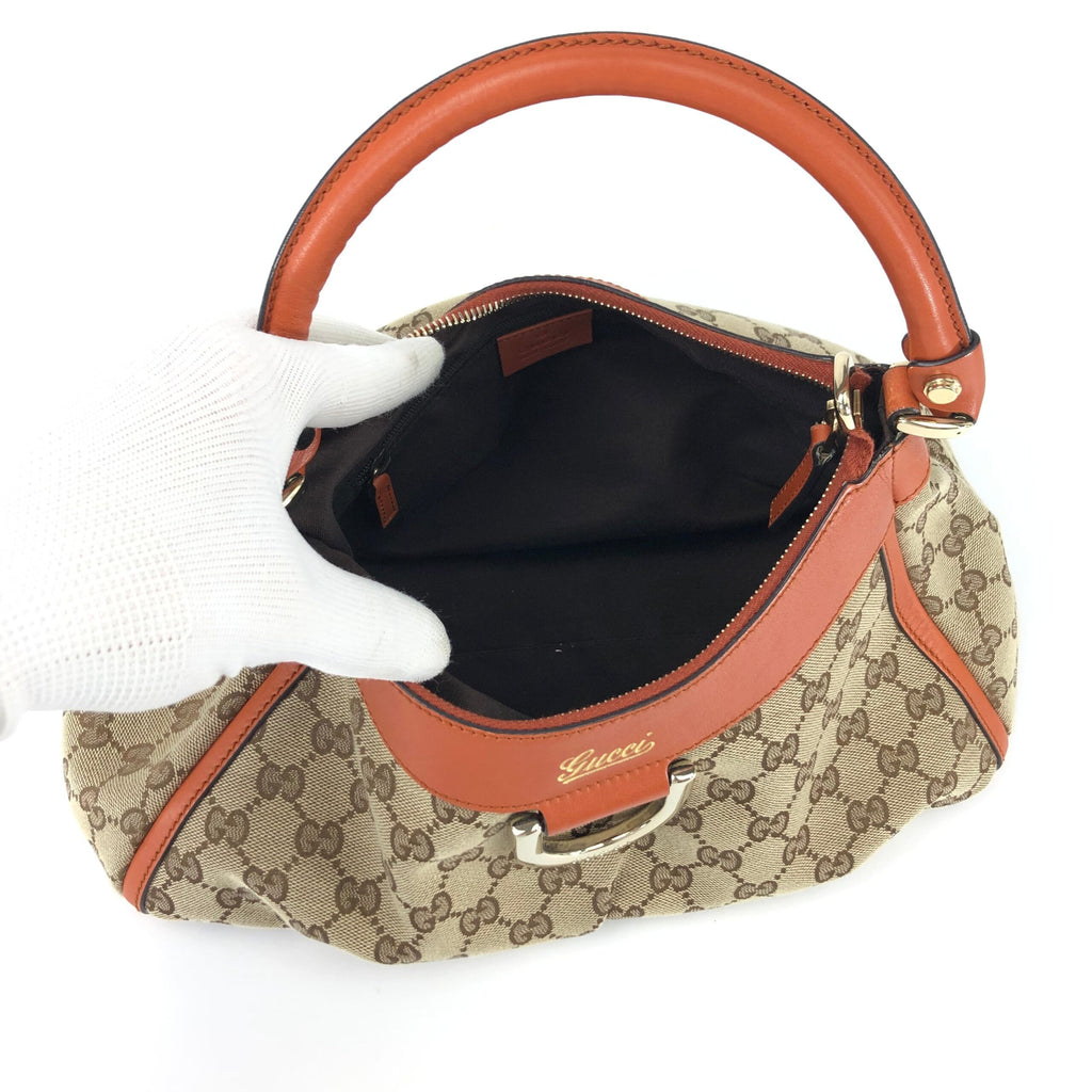 GUCCI ABBEY MONOGRAM SHOULDER BAG