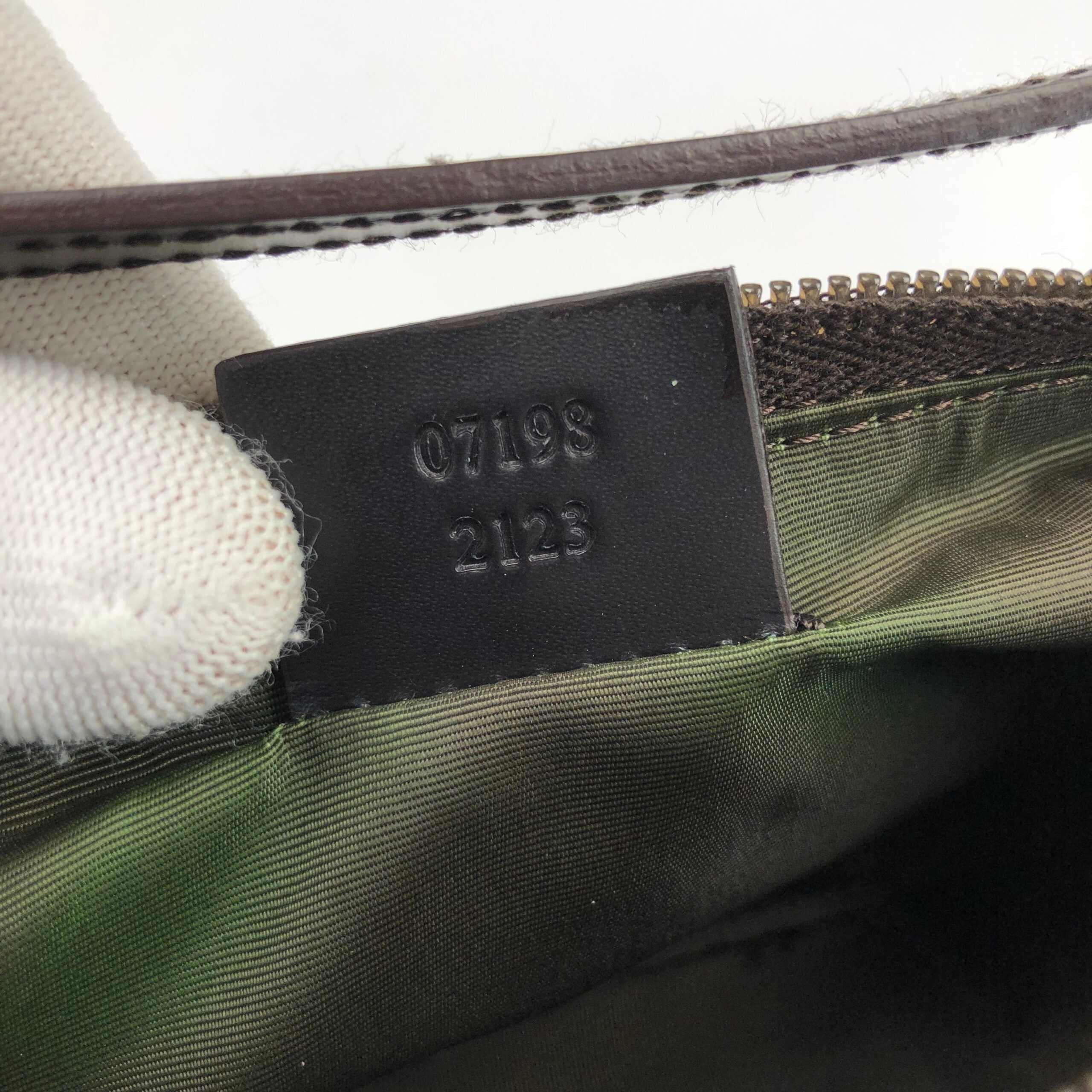 GUCCI MONOGRAM SHOULDER BAG