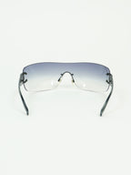 CHANEL RIMLESS CC LOGO SUNGLASSES