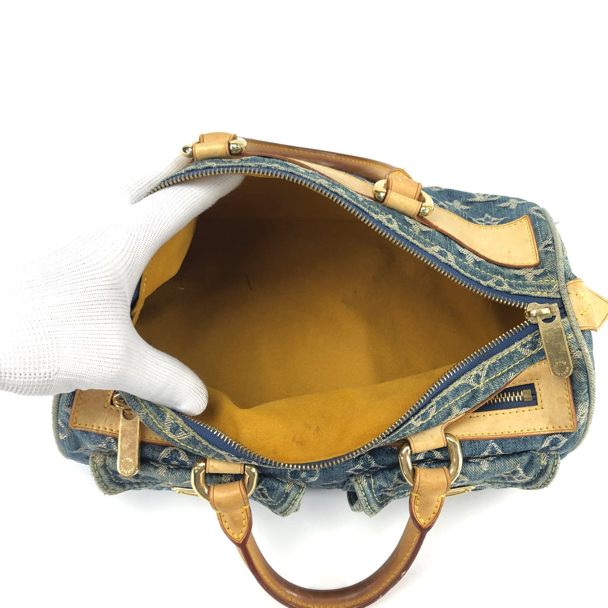 LOUIS VUITTON NEO SPEEDY DENIM BAG