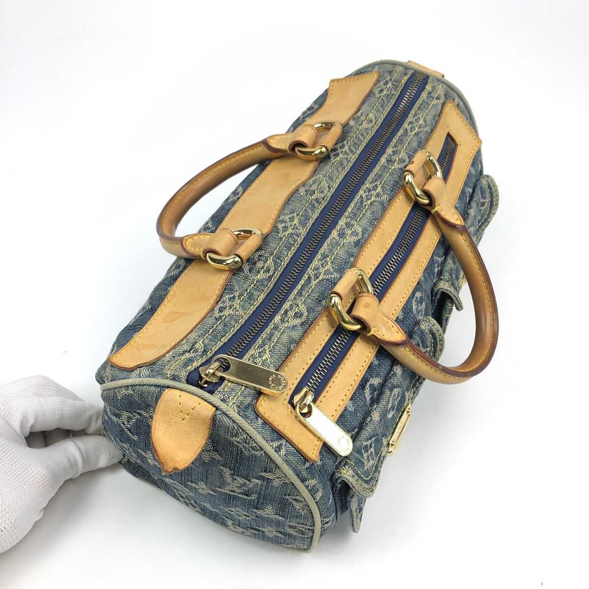 LOUIS VUITTON NEO SPEEDY DENIM BAG