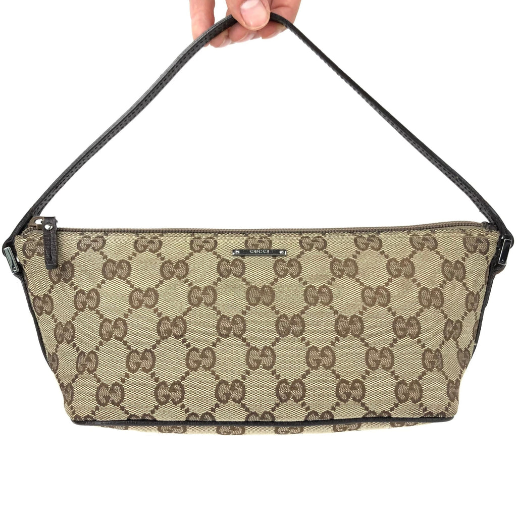 GUCCI MONOGRAM SHOULDER BAG