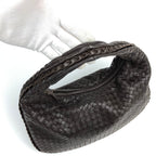 BOTTEGA VENETA BROWN INTRECCIATO SHOULDER BAG