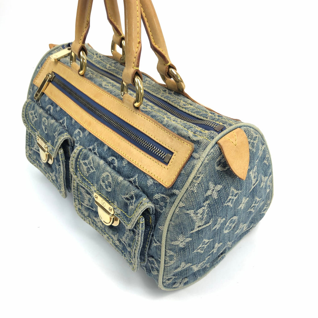 LOUIS VUITTON NEO SPEEDY DENIM BAG