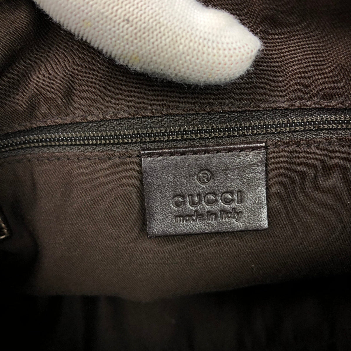 GUCCI MONOGRAM ABBEY BAG