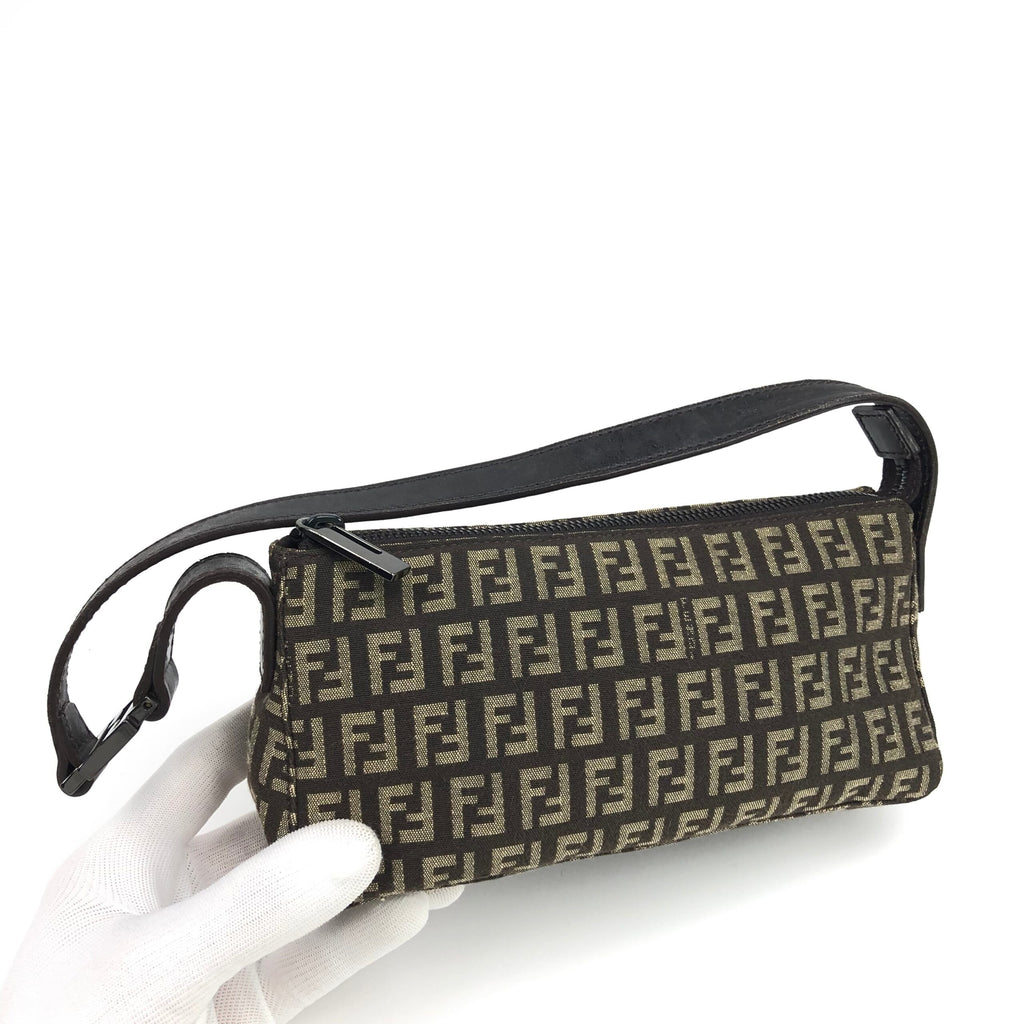 FENDI ZUCCA SHOULDER BAG