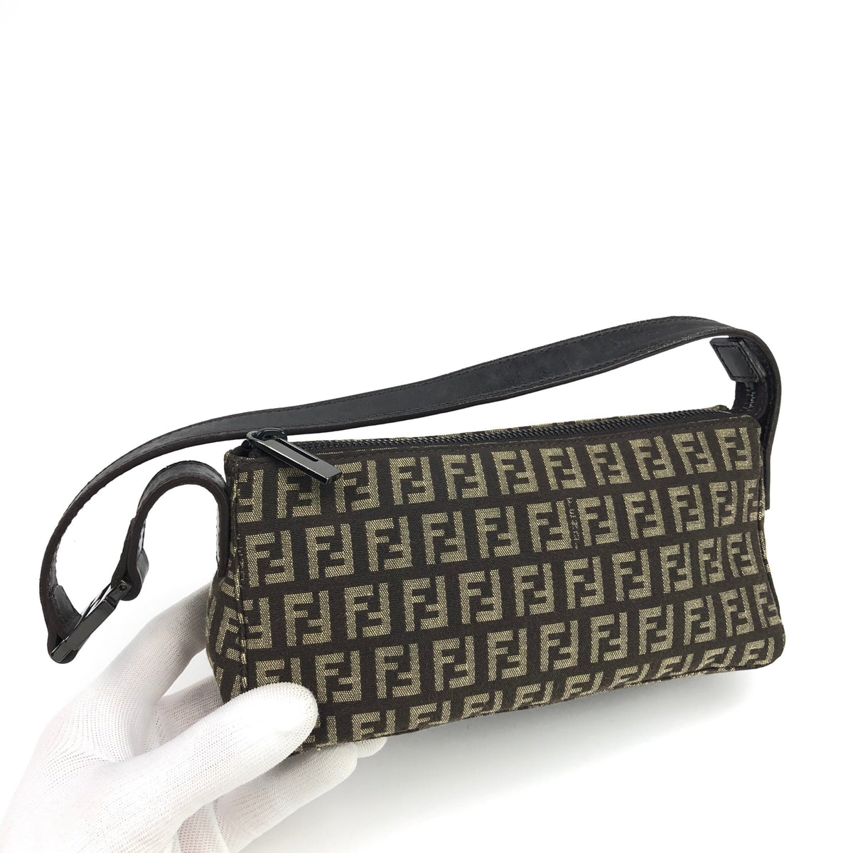 FENDI ZUCCA SHOULDER BAG