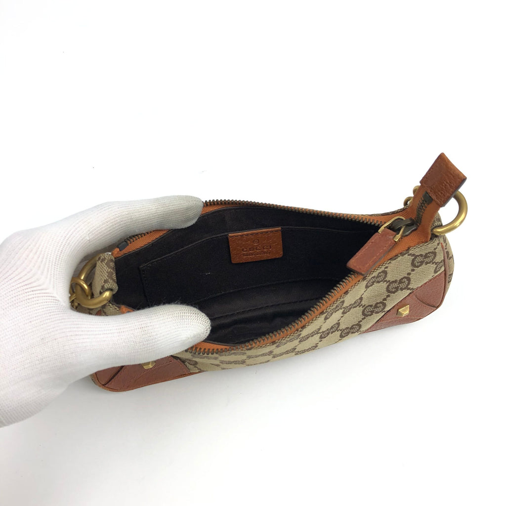 GUCCI MONOGRAM TOM FORD CHAIN SHOULDER BAG