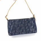 FENDI DENIM ZUCCA SHOULDER BAG