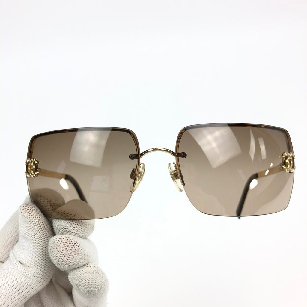 CHANEL RIMLESS SUNGLASSES