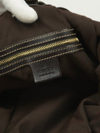 GUCCI MONOGRAM STUDDED PELHAM BAG