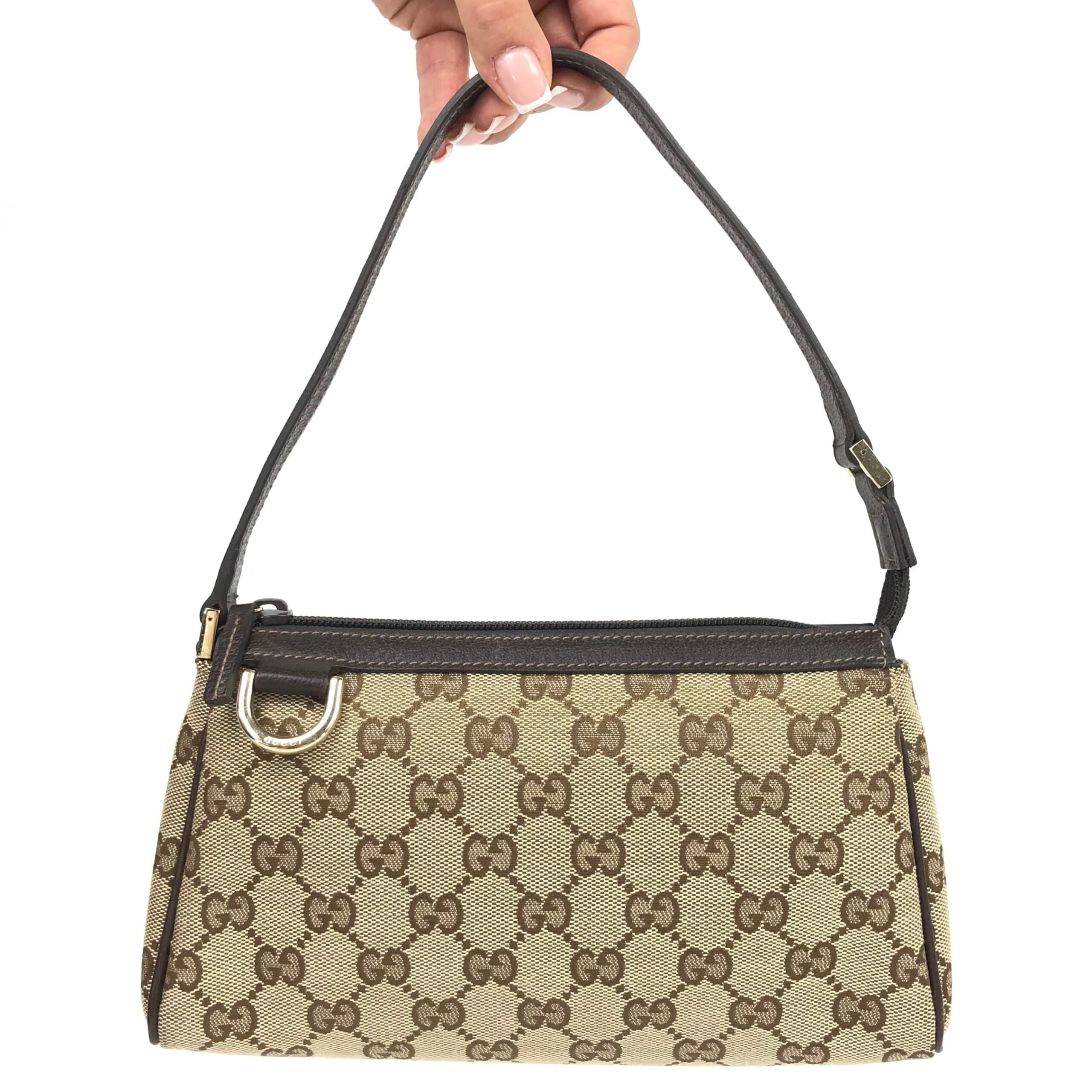 GUCCI MONOGRAM SHOULDER BAG
