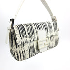 FENDI PYTHON SNAKESKIN BAGUETTE SHOULDER BAG