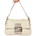 FENDI ZUCCA SHIMMER BAGUETTE BAG