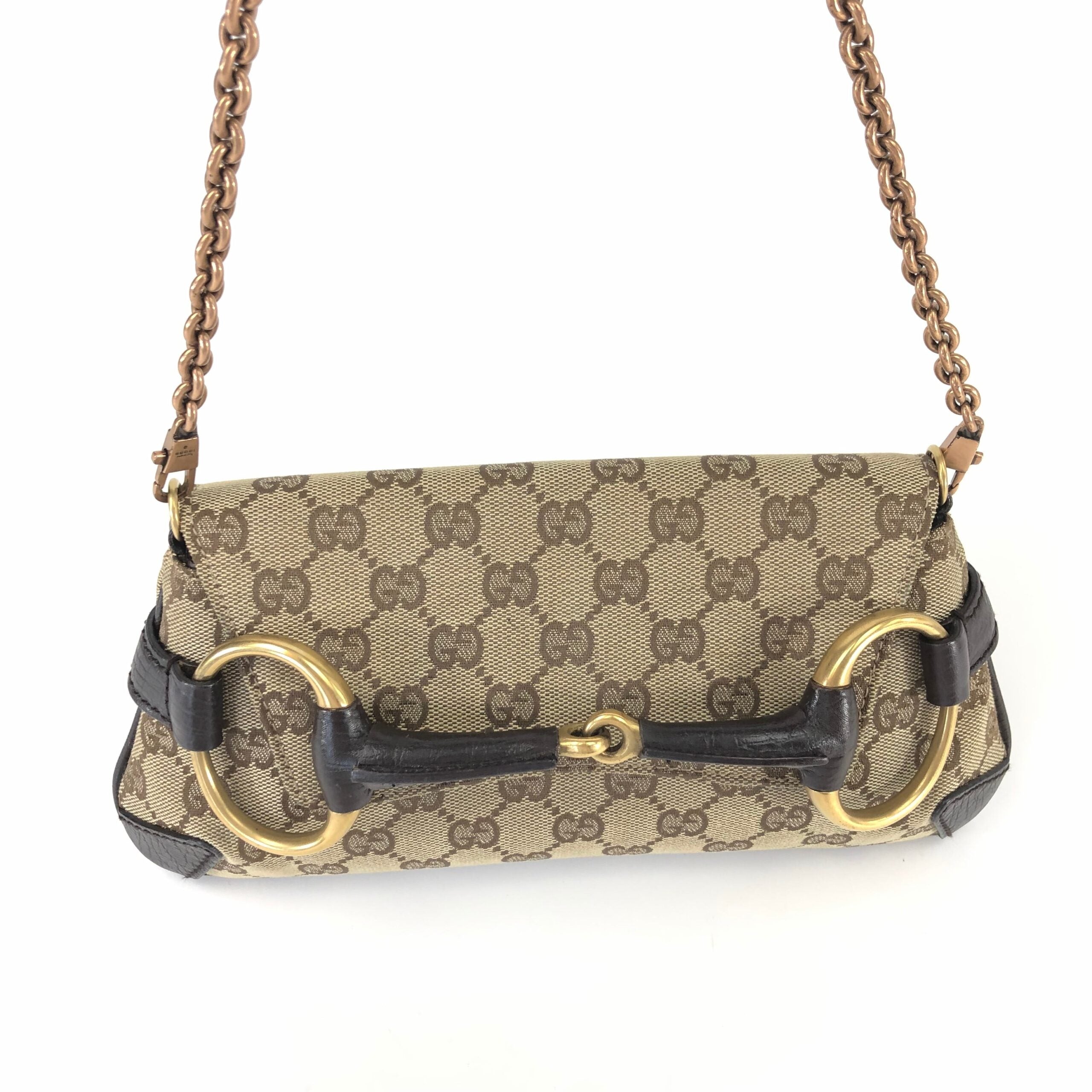 GUCCI TOM FORD HORSEBIT CHAIN SHOULDER BAG