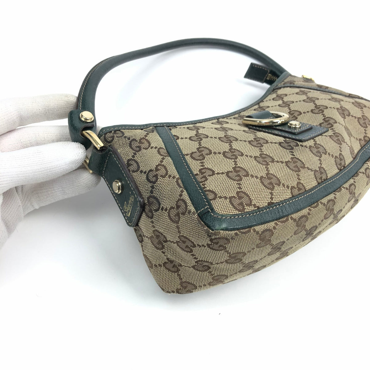 GUCCI MONOGRAM SHOULDER BAG