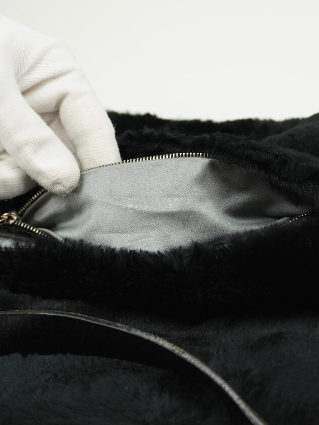 FENDI FUR BAGUETTE BAG