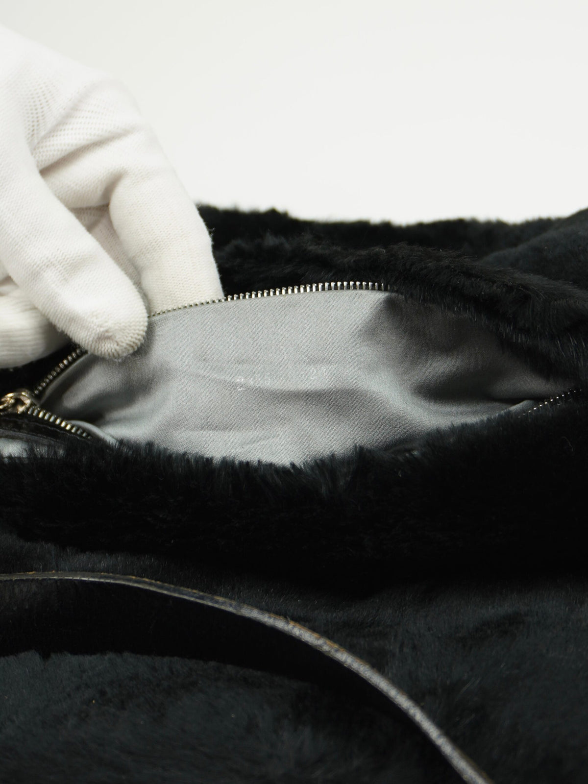 FENDI FUR BAGUETTE BAG