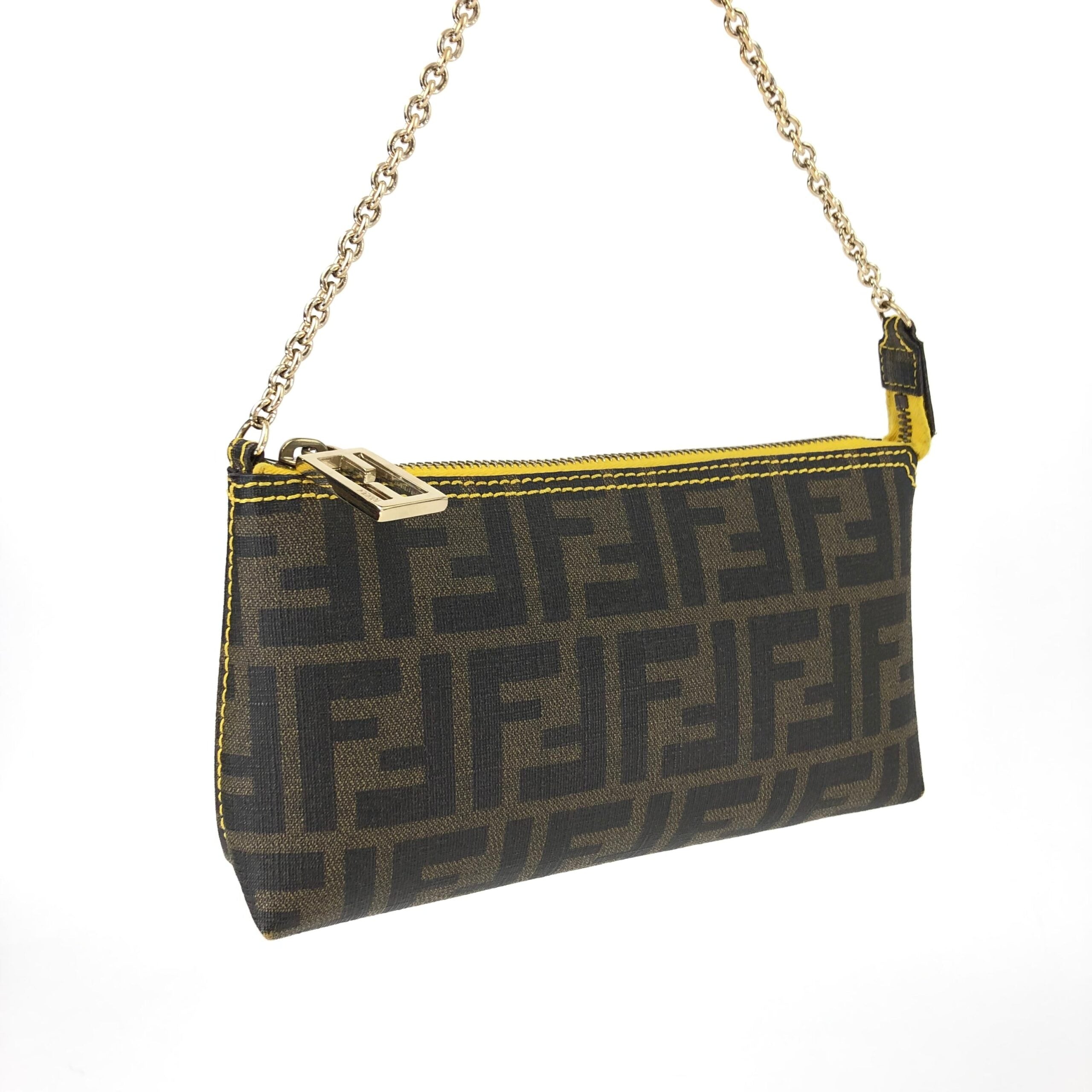 FENDI ZUCCA CHAIN BAG