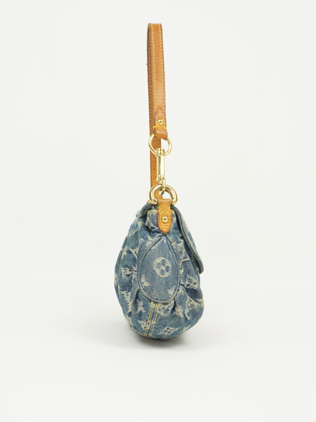 LOUIS VUITTON DENIM PLEATY BAG