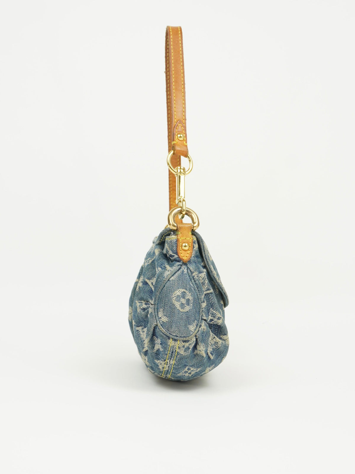 LOUIS VUITTON DENIM PLEATY BAG