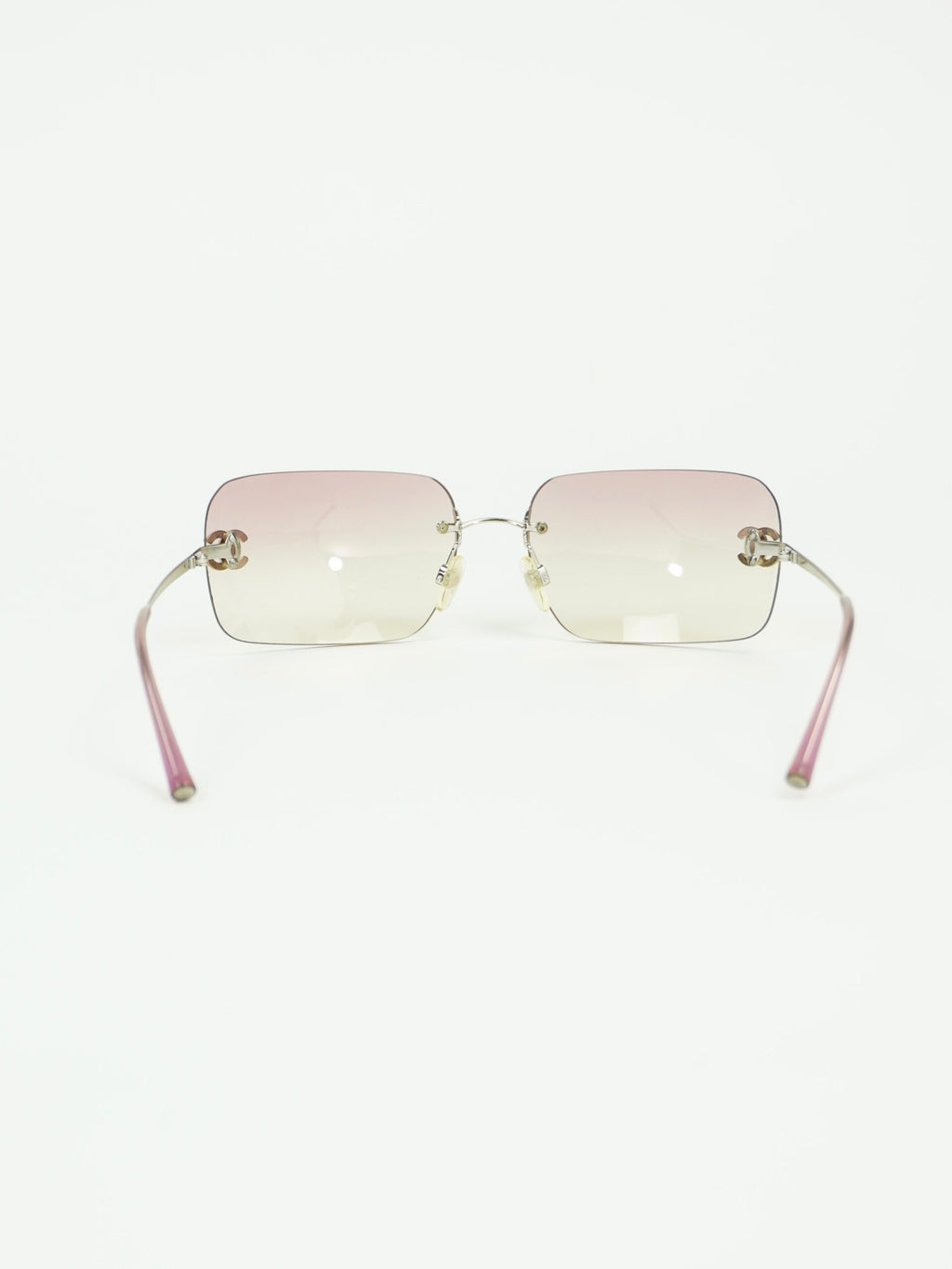 CHANEL RIMLESS RHINESTONE SUNGLASSES