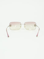 CHANEL RIMLESS RHINESTONE SUNGLASSES