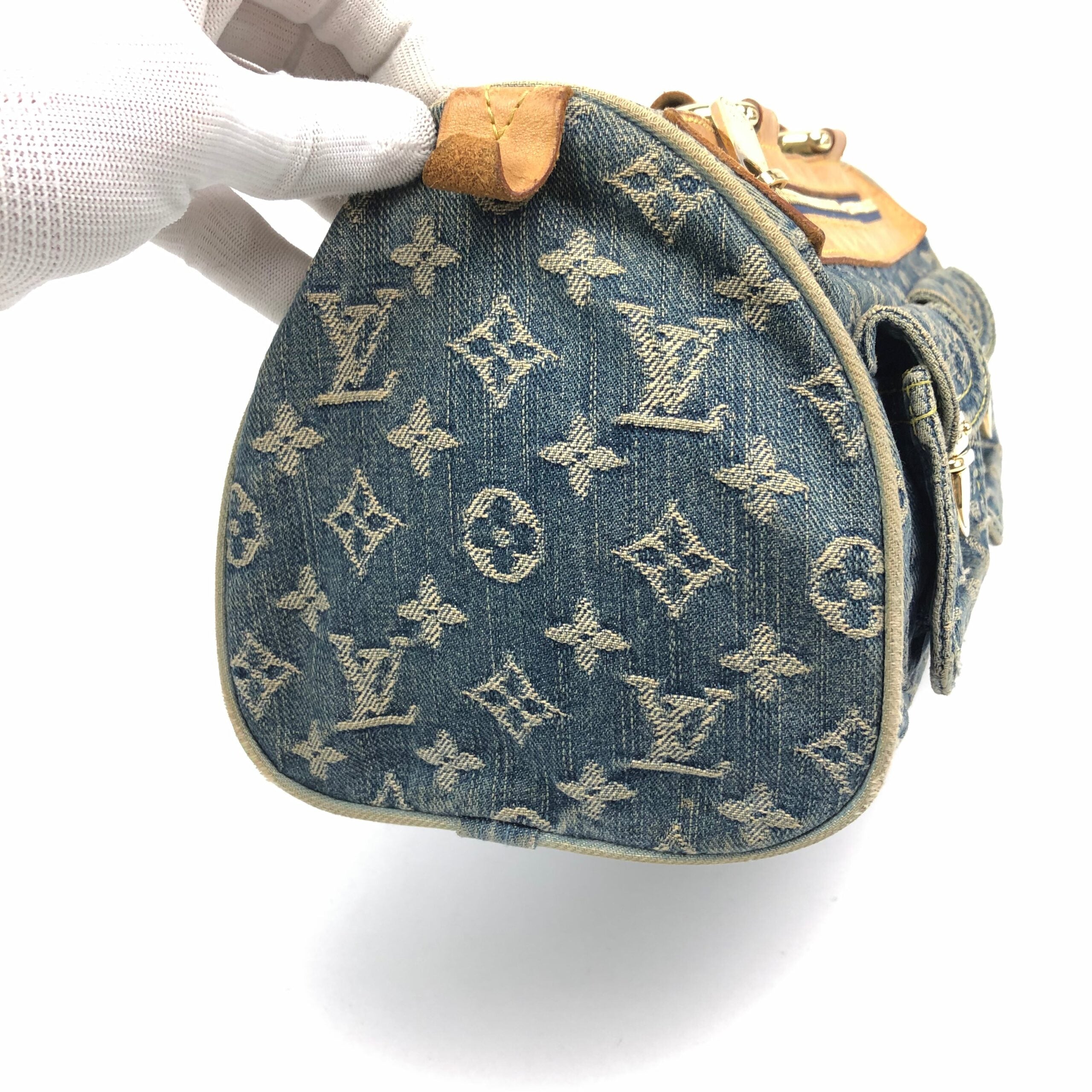 LOUIS VUITTON NEO SPEEDY DENIM BAG