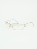 CHANEL RHINESTONE CC LOGO SUNGLASSES