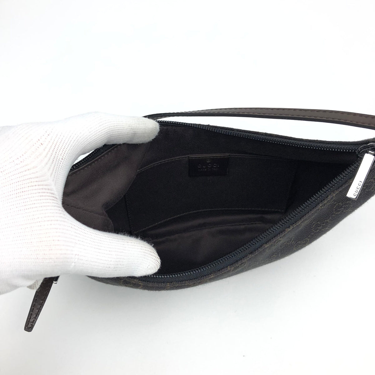 GUCCI MONOGRAM SHOULDER BAG