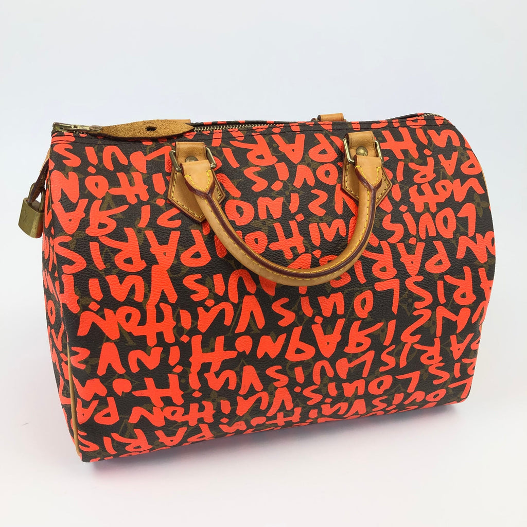 LOUIS VUITTON STEPHEN SPROUSE GRAFFITI SPEEDY 30 BAG