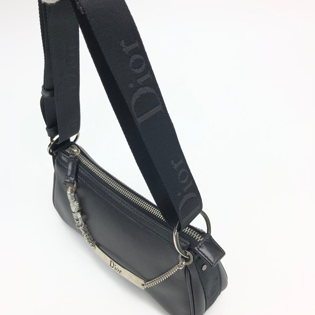 CHRISTIAN DIOR HARDCORE LEATHER SHOULDER BAG
