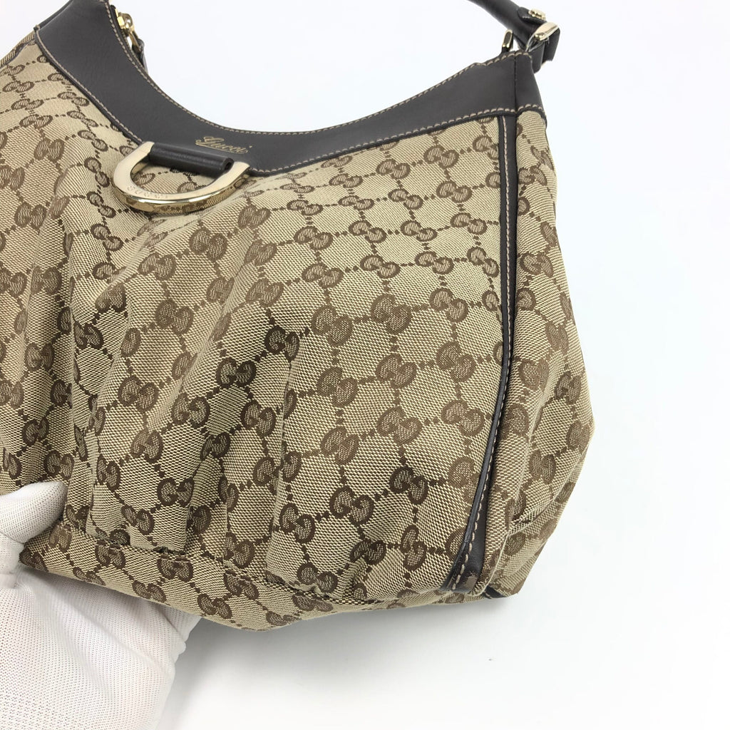 GUCCI MONOGRAM ABBEY SHOULDER BAG