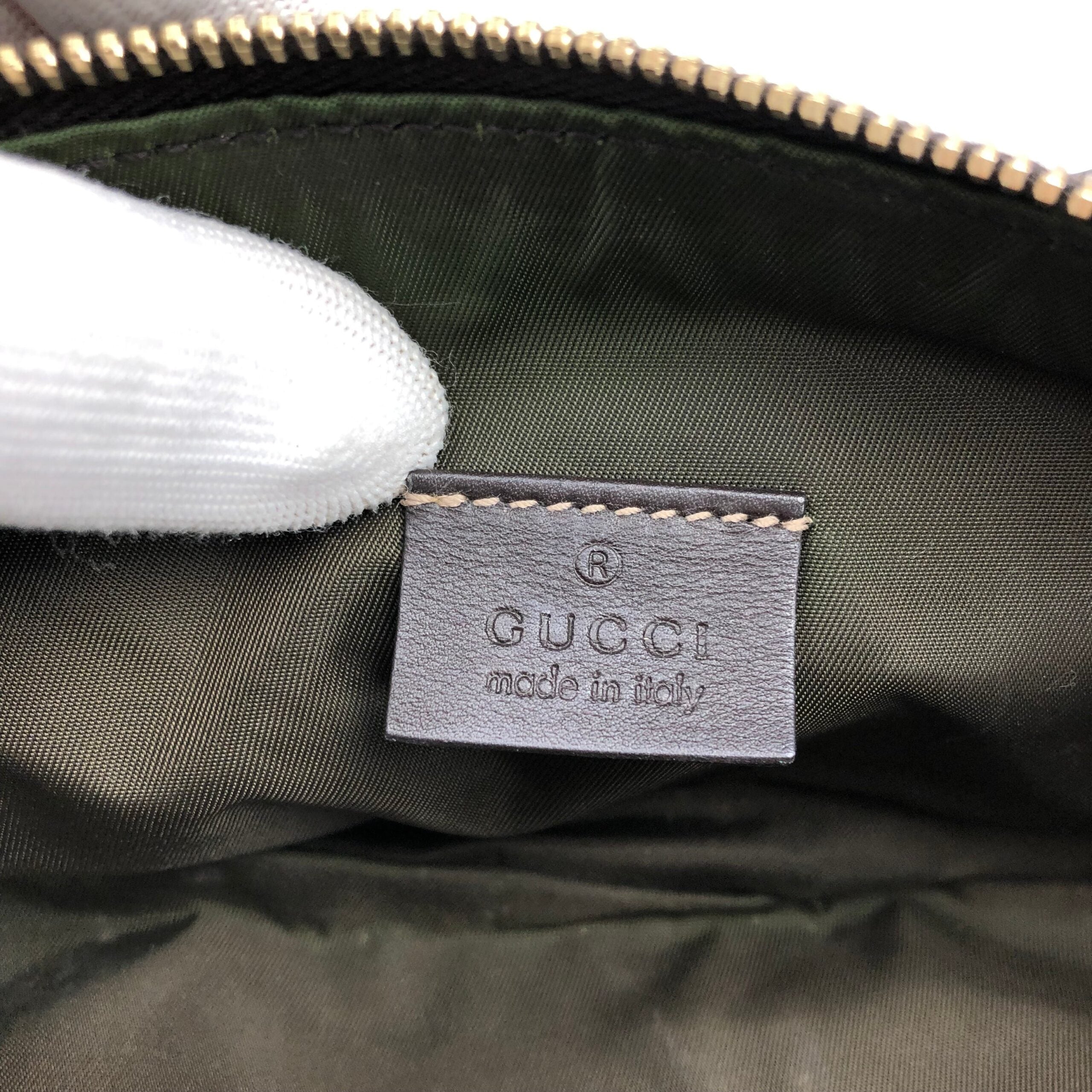 GUCCI MONOGRAM SHOULDER BAG