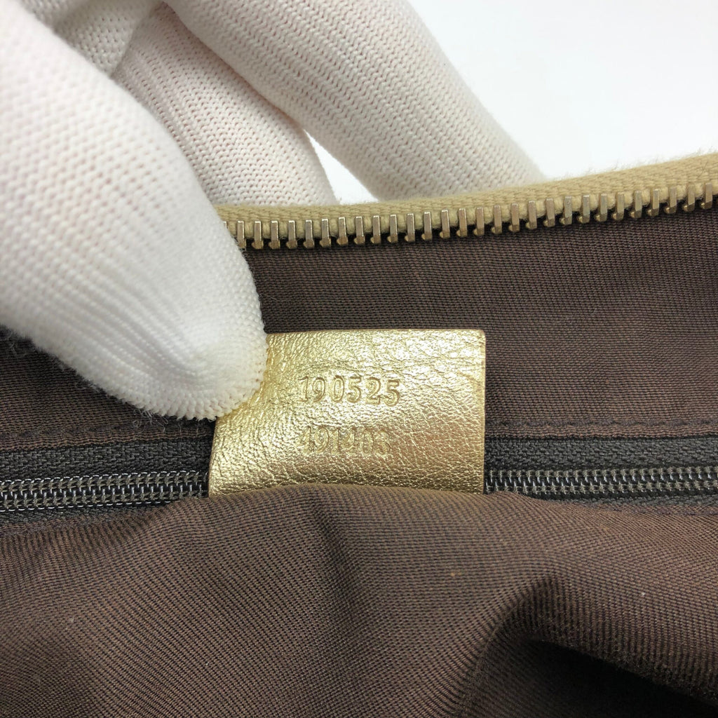 GUCCI ABBEY MONOGRAM SHOULDER BAG