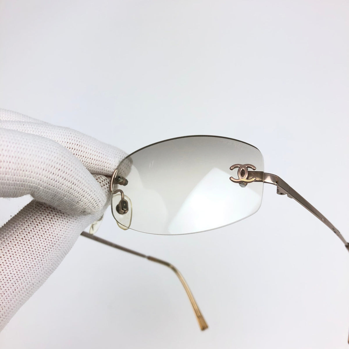 CHANEL RIMLESS SUNGLASSES
