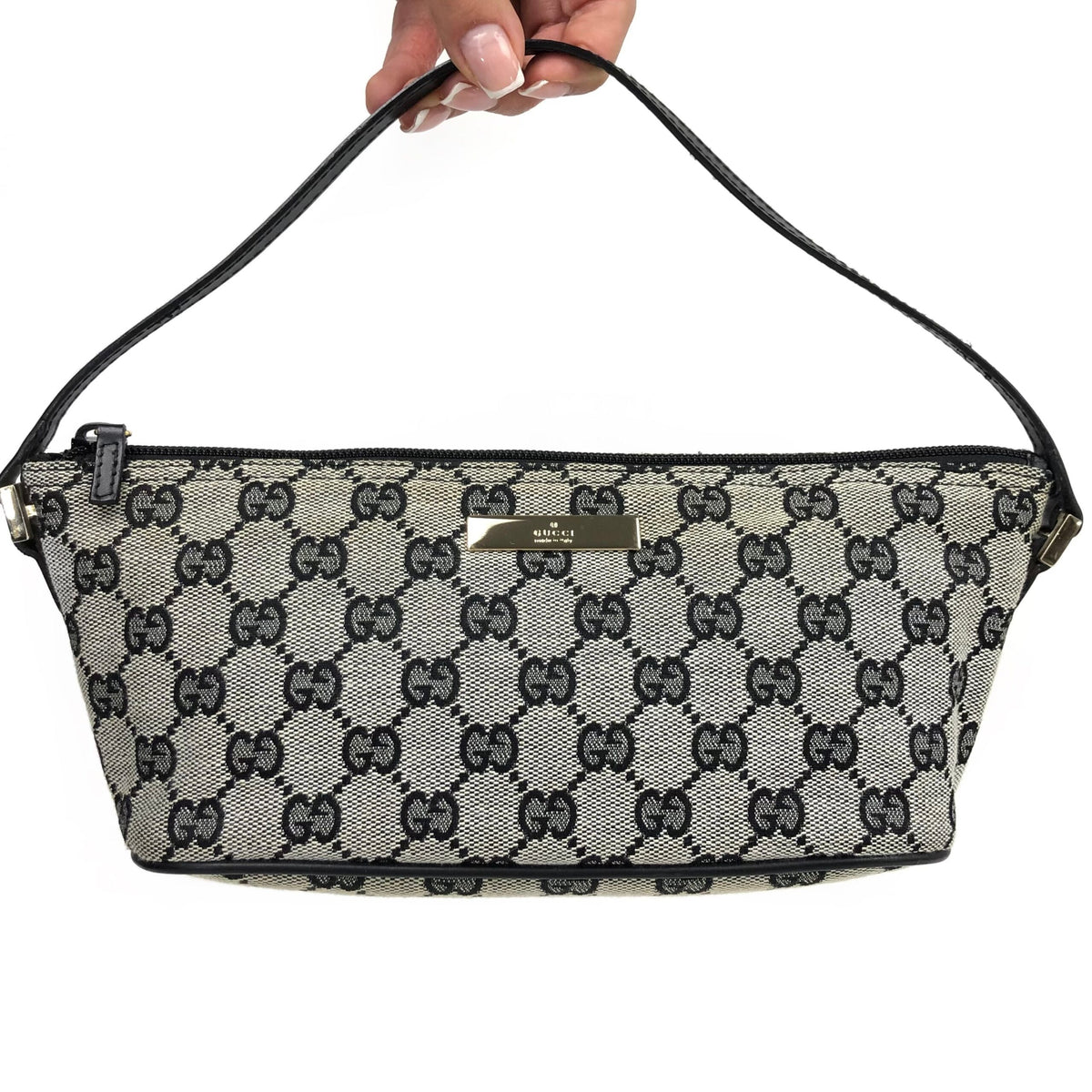 GUCCI MONOGRAM SHOULDER BAG