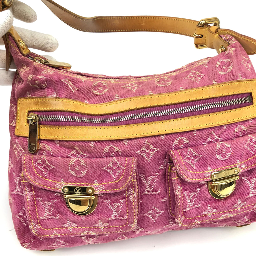 LOUIS VUITTON BAGGY PM DENIM SHOULDER BAG