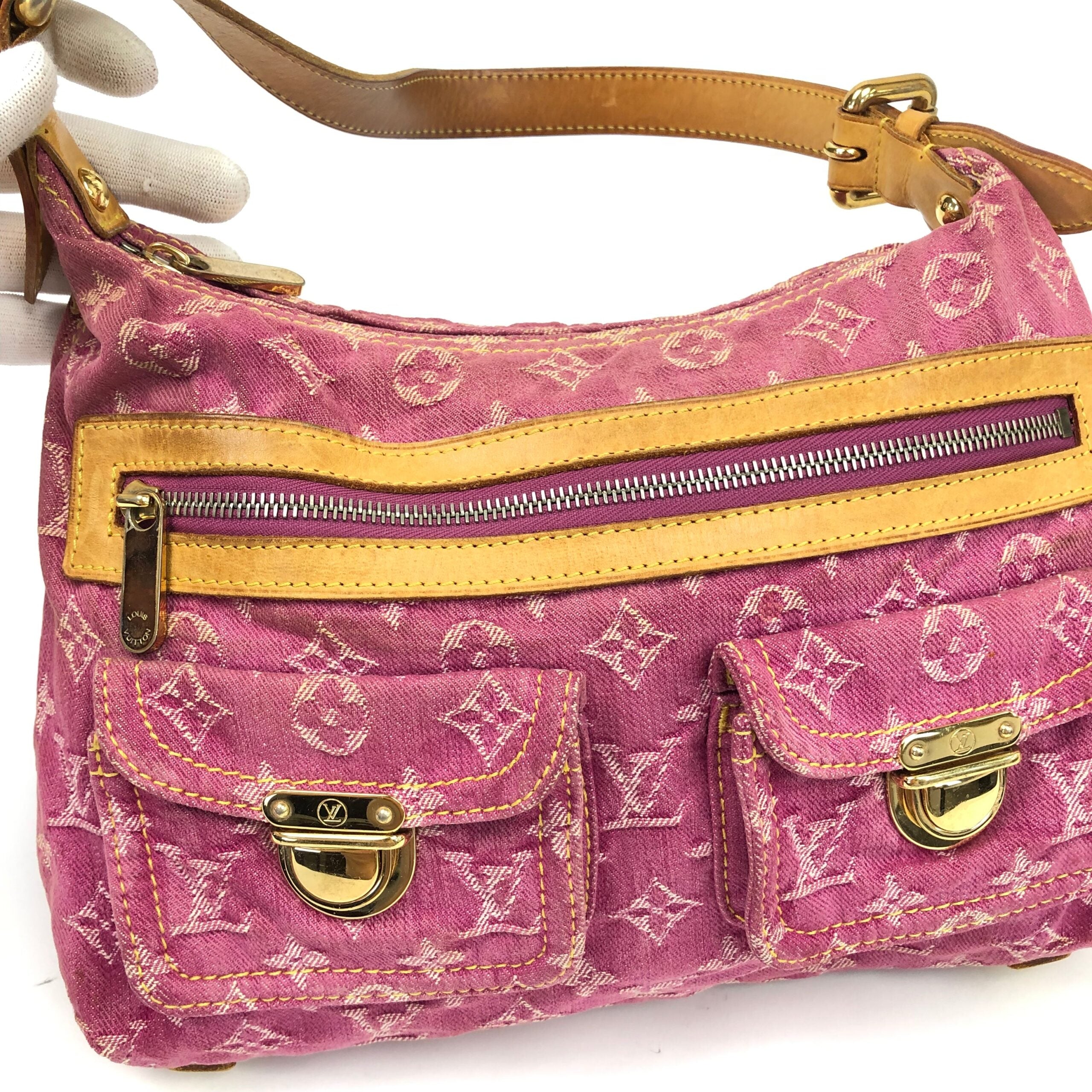 LOUIS VUITTON BAGGY PM DENIM SHOULDER BAG