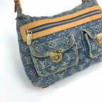 LOUIS VUITTON BAGGY PM DENIM SHOULDER BAG