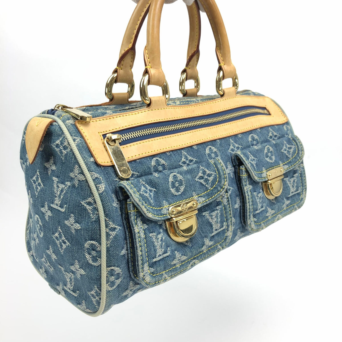 LOUIS VUITTON NEO SPEEDY DENIM BAG