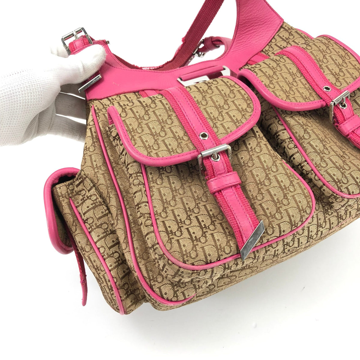 CHRISTIAN DIOR MONOGRAM SHOULDER BAG