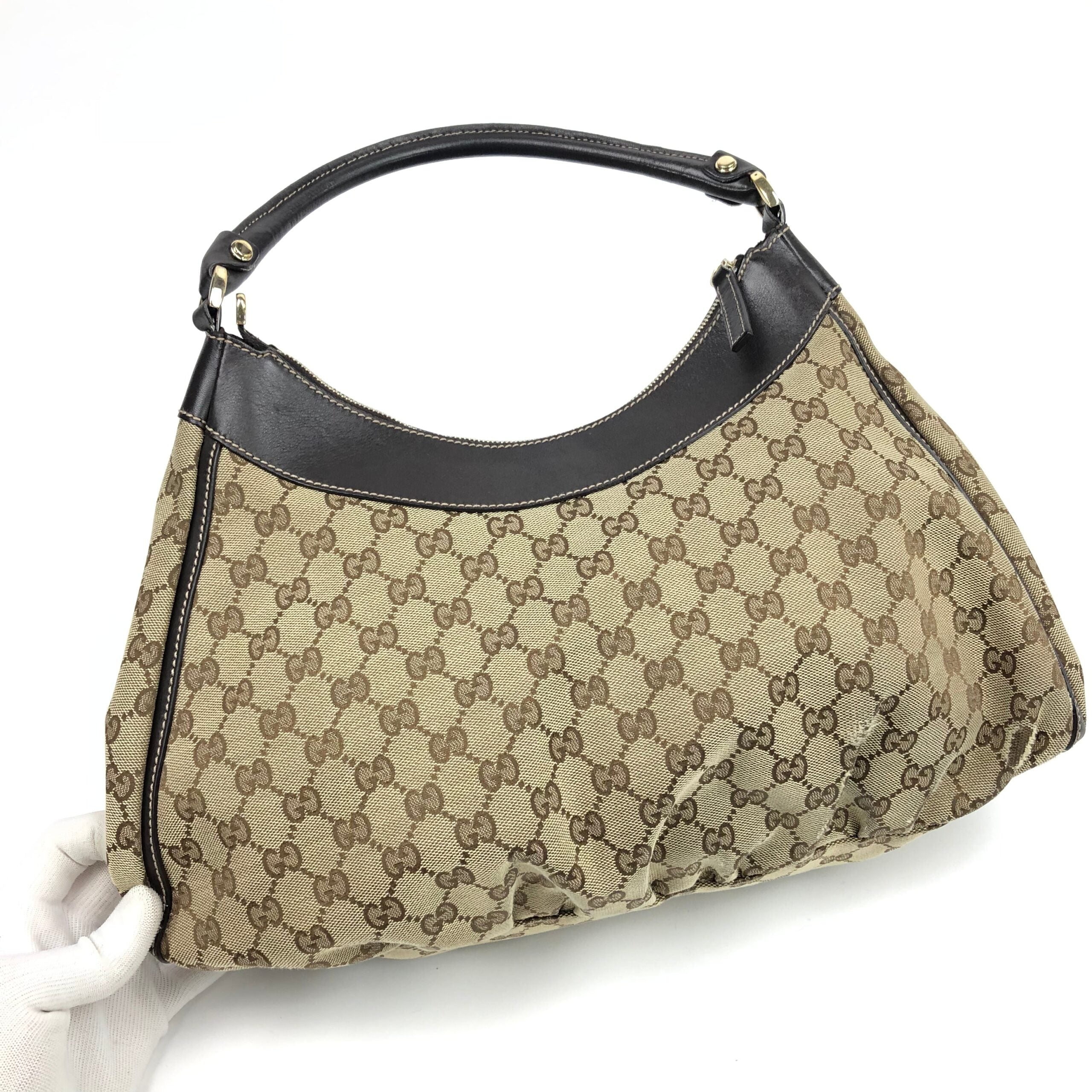 GUCCI MONOGRAM ABBEY SHOULDER BAG