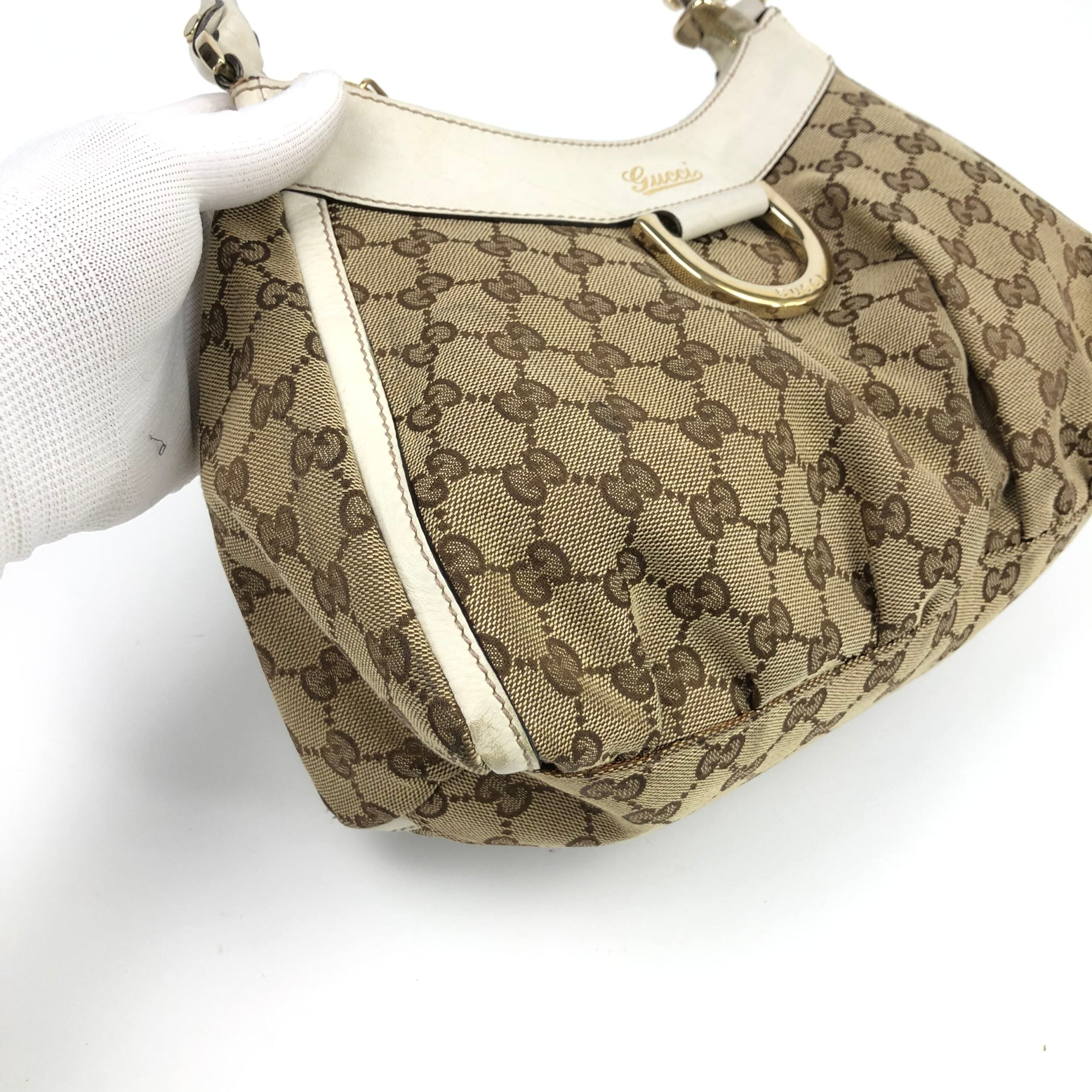 GUCCI MONOGRAM ABBEY SHOULDER BAG