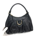 GUCCI MONOGRAM ABBEY LEATHER SHOULDER BAG