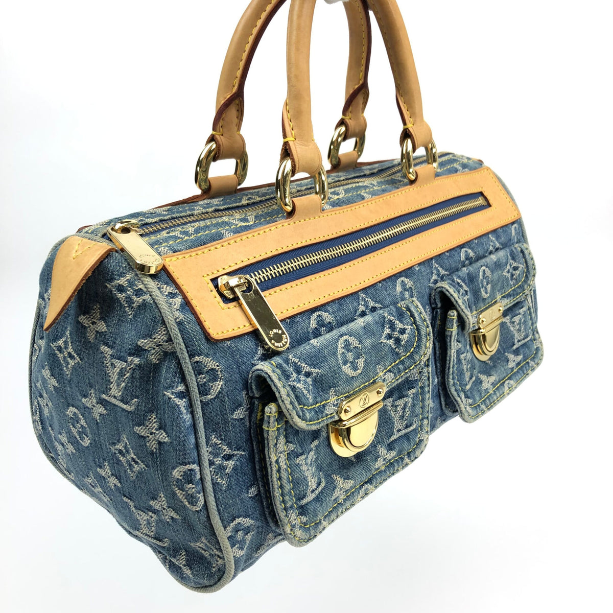LOUIS VUITTON NEO SPEEDY DENIM BAG