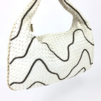 BOTTEGA VENETA INTRECCIATO HOBO BAG WITH CHAIN DETAILING